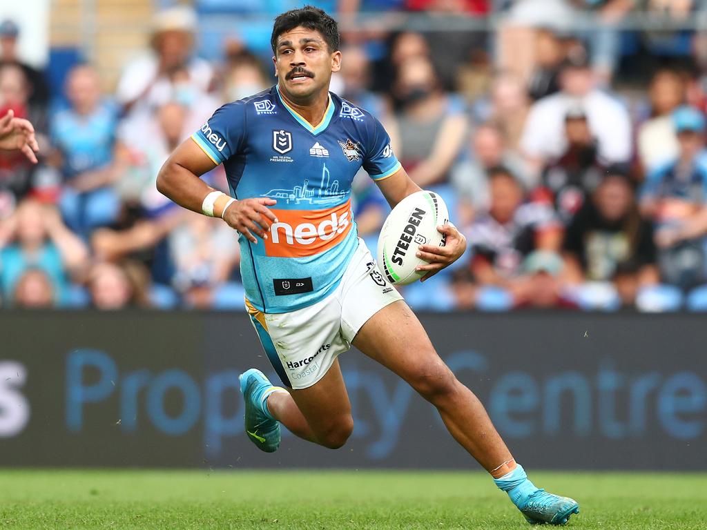 Peachey played his last game for the Titans in this year’s elimination final loss to the Roosters. Picture: Chris Hyde/Getty Images