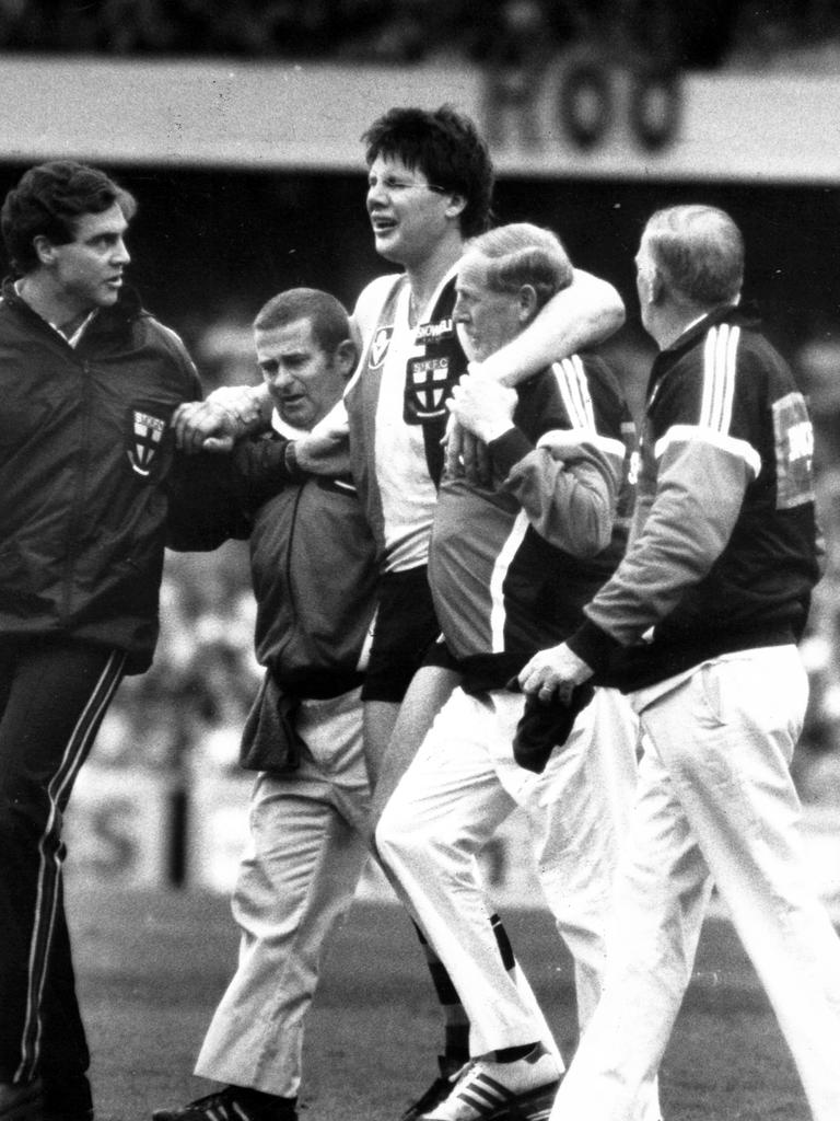 Danny Frawley was known as one of the toughest men in football. [Sun 6/6/1988]