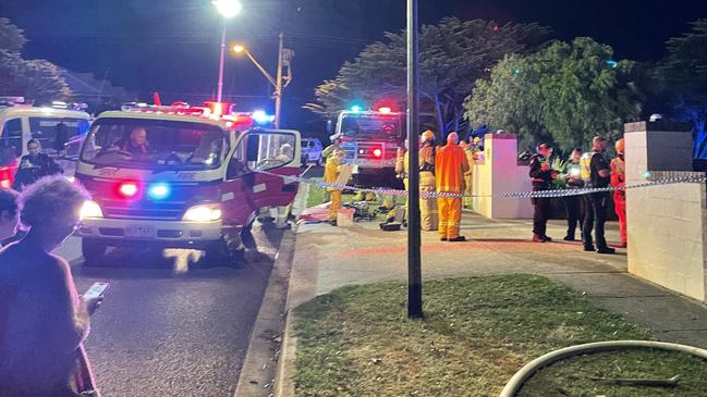 Firefighters responded to a fire at the Arthur Phillip Motor Inn in Cowes on Friday, February 17, 2023. Picture: Brittany Carlson.