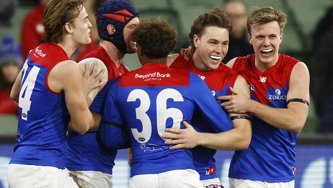 It wasn’t easy, but Tom Sparrow and his teammates managed to get the job done in their first game back from the bye. Picture: Getty Images