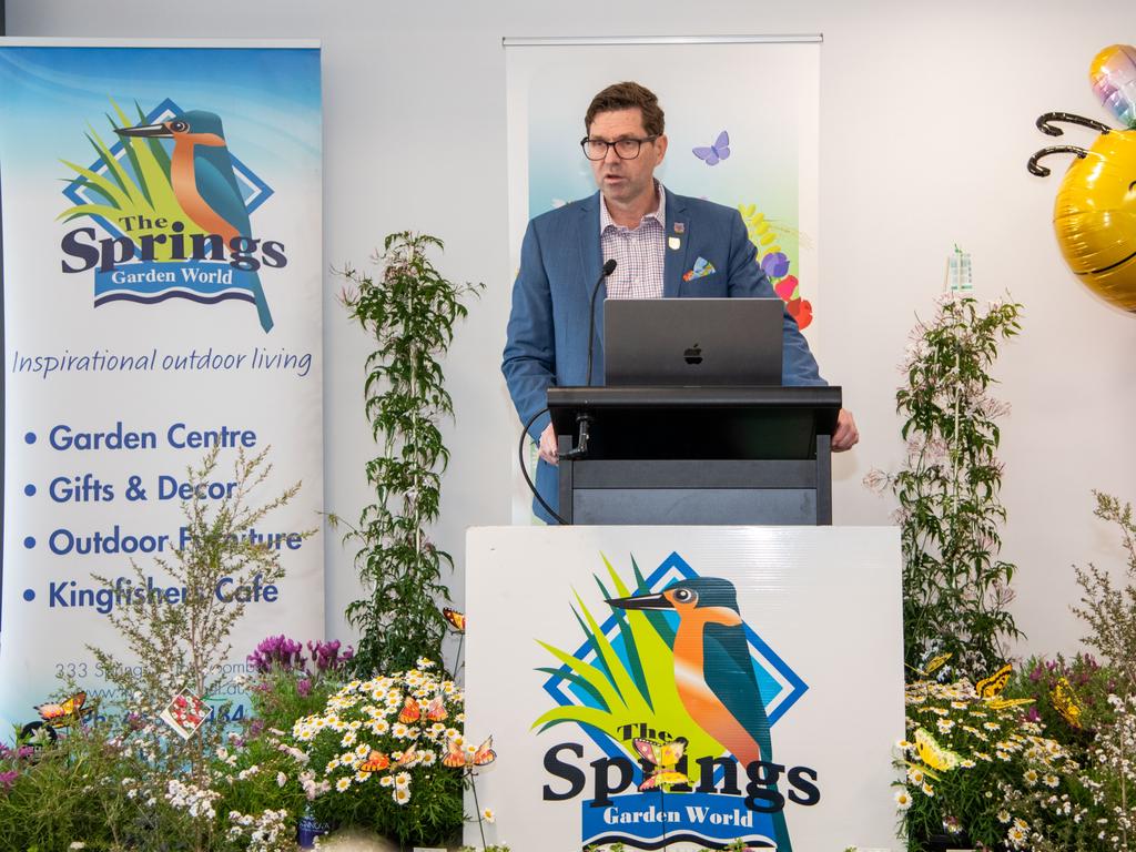 TRC Mayor, Geoff McDonald. Chronicle Garden Competition, awards presentation at Oaks Toowoomba Hotel.Thursday September 14, 2023