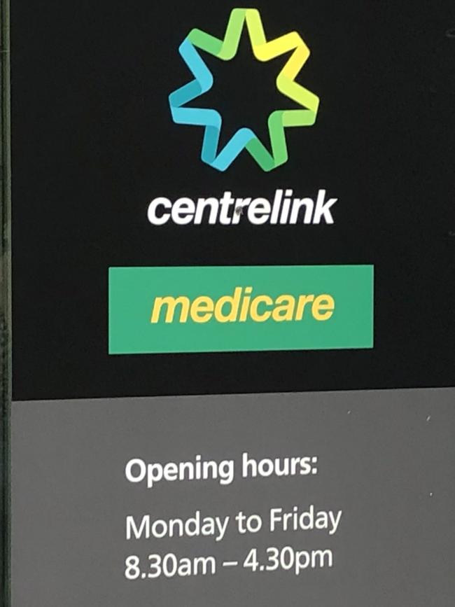 Centrelink Bankstown was packed with many worried locals. Picture: Lawrence Machado