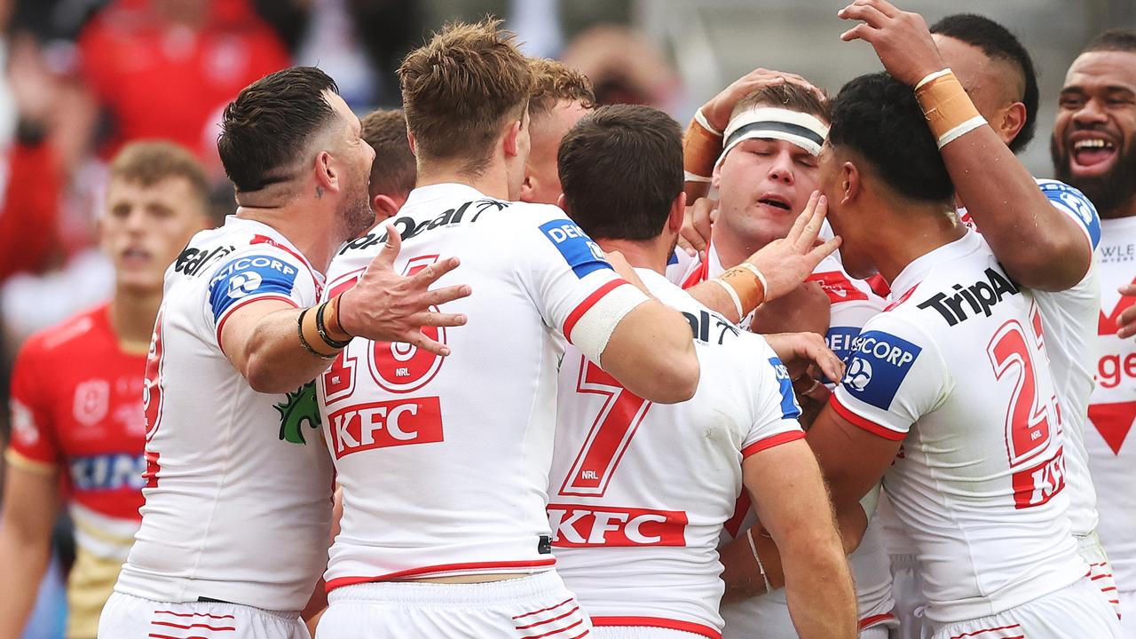 Blake Lawrie says the players were responsible for the shocking loss to Cronulla and that the focus shouldn’t be on Anthony Griffin’s future. Picture: Mark Metcalfe/Getty Images