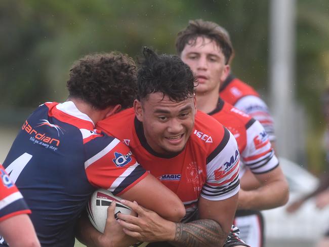 Kirwan State High School hosts St Patrick's College, Mackay, in round 1 of the 2025 Aaron Payne Cup. Picture: Evan Morgan