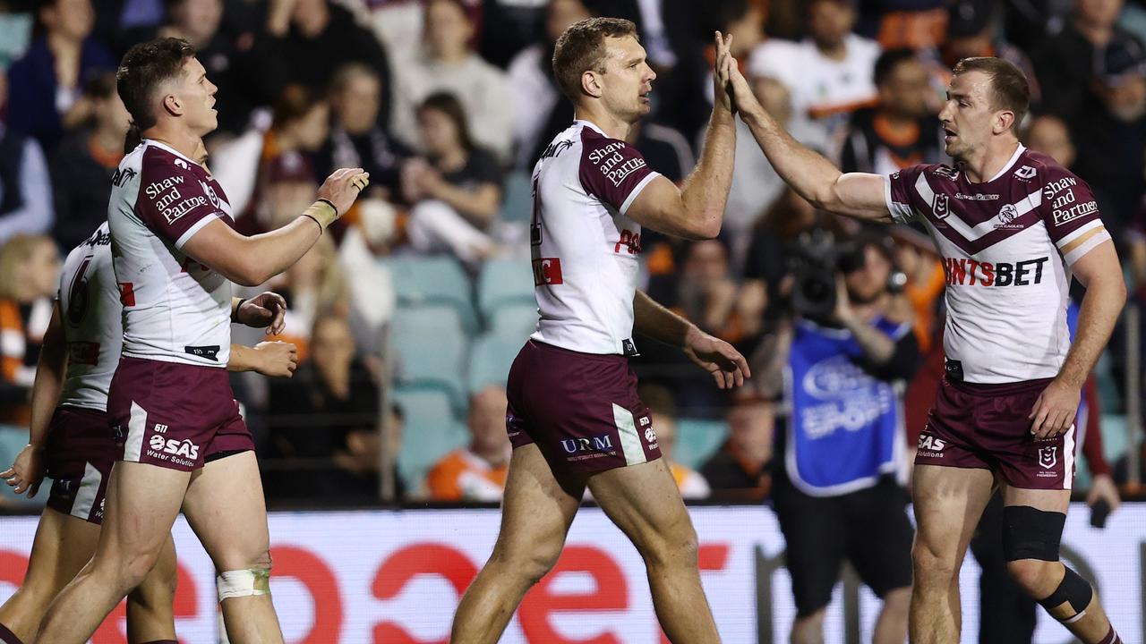 Trbojevic has been back to his 2021 form in attack since returning from a hamstring injury that kept him out of Origin. Picture: Jason McCawley/Getty Images