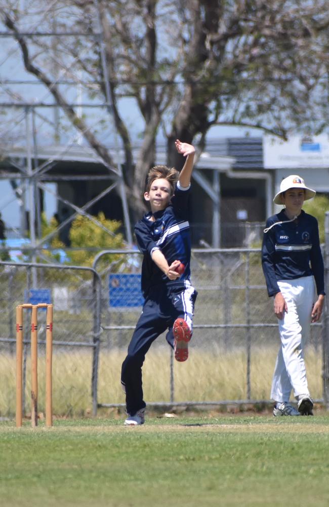 Cameron Tomerini for Brothers U13s cricket, October 25, 2021. Picture: Matthew Forrest