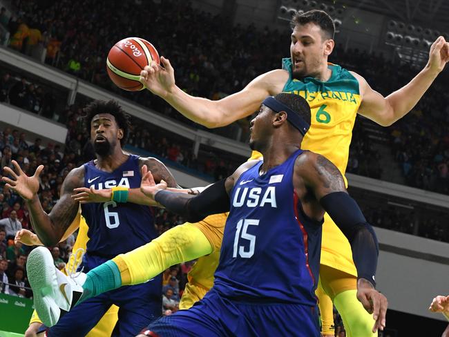 Andrew Bogut provided plenty of headaches for Team USA.