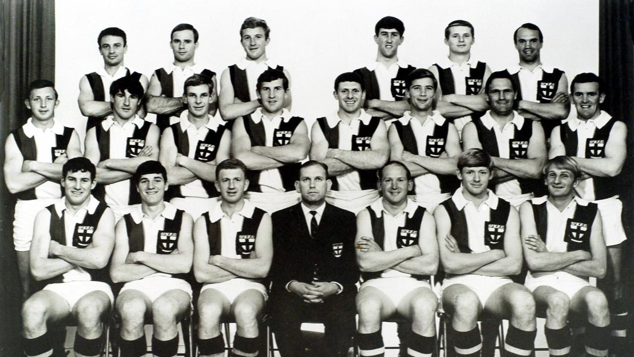 St Kilda’s lone 1966 premiership team.