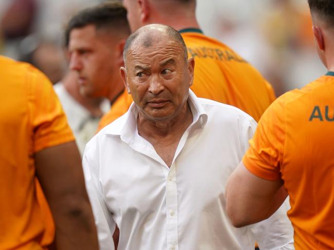 Australia head coach Eddie Jones has explained his selection strategy ahead of the match against Wales. Picture: Getty Images