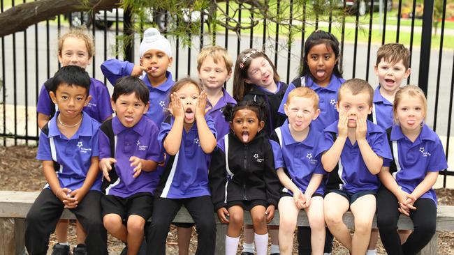 Northern Bay College Wexford 2025 Prep WA2 front Ngay Reh, Muhammed Rezwani, Ella Yun, Prathisha Olinathan, Logan Vanderpol, Lucas Allison, Isabella Beck. Back Oskar Stonehouse, Gurshabad Singh, London Couch, Ellie-May Horkings, Zimmal Fatima, Xander Dezwart