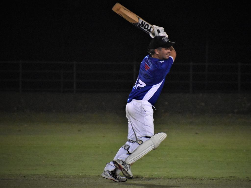 Jaye Yardy batting for TLE Tucabia Copmanhurst in the 2020/21 CRCA Cleavers Mechanical Twenty20 Night Cricket round 8 clash against Lawrence at McKittrick Park on Wednesday, 9th December, 2020. Photo Bill North / The Daily Examiner