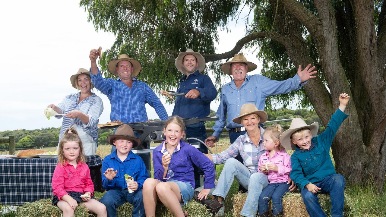 Lamb suppliers at their family farm in Tarwin Lower, in South Gippsland. Coles Summer Value. A Coles spokeswoman announced the company was starting the new year by lowering the price of more than 300 products, including selling more 100 per cent Australian meat. Picture: Supplied / Nicki Connolly