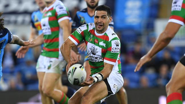 Cody Walker is the key to the Rabbitohs’ attack. (AAP Image/Dave Hunt)