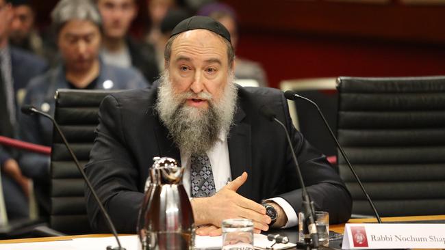 Religious leader Rabbi Nochum Schapiro.