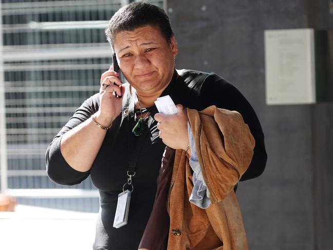 Retired police officer Audra Pollard, witness in the commission of inquiry, Brisbane Magistrates Court. Picture: Liam Kidston