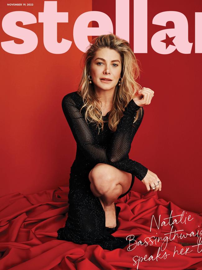 Natalie Bassingthwaighte on the cover of Stellar magazine.