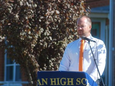 Narara Valley High School principal Michael Gibson transferred from Nyngan High School. Picture: supplied