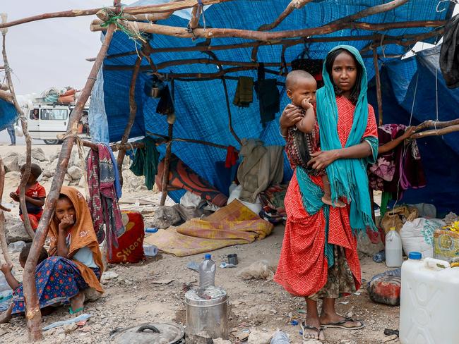 A camp in Ethiopia. Picture: Getty