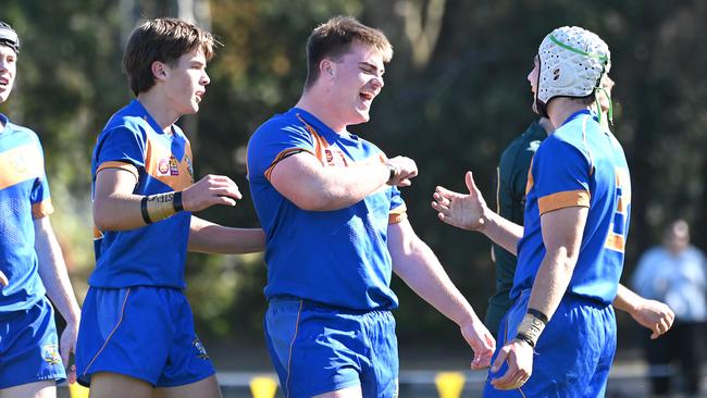 Ashgrove Vs Villanova College AIC First XIII rugby league. Saturday July 22, 2023. Picture, John Gass