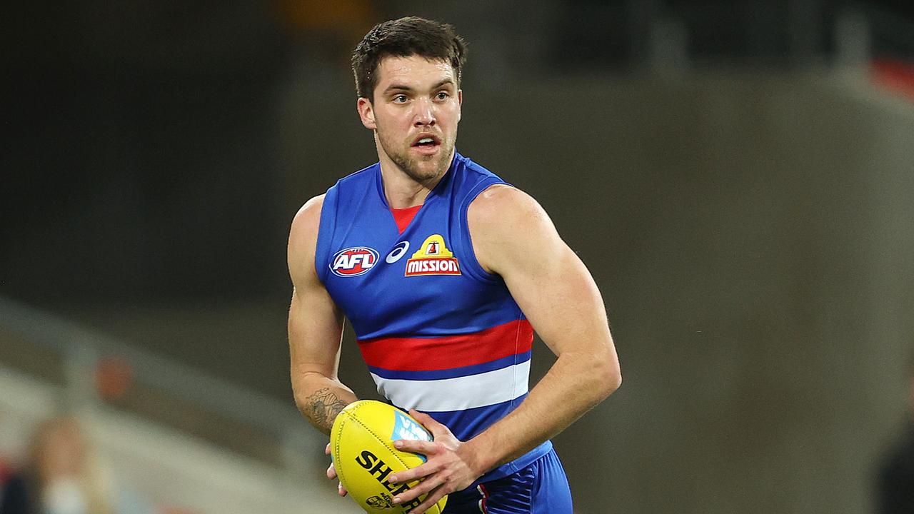 Bailey Williams of the Bulldogs is one of the AFL’s most improved players. Pic: Michael Klein