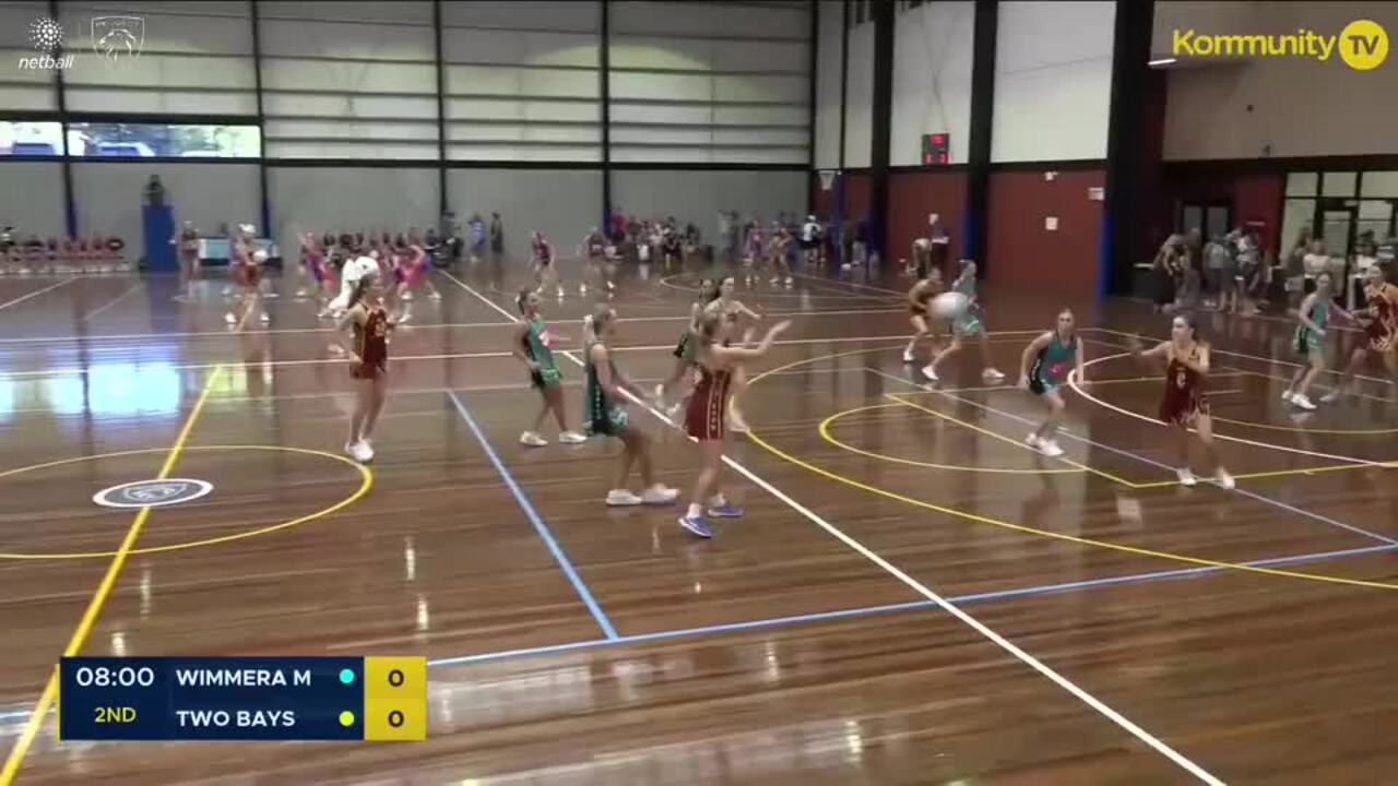 Replay: Wimmera Mallee v Two Bays (15&U) - 2025 Netball Victoria State Titles Day 1