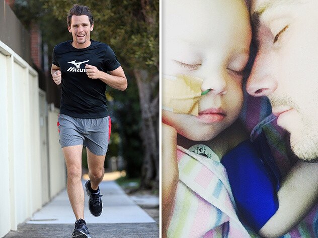 Dad's long run to Sydney to create baby son's legacy