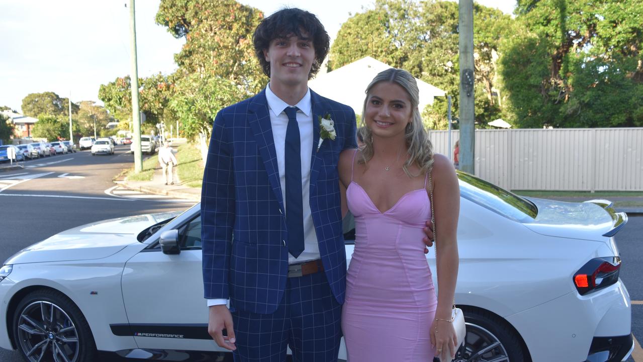 Finn Prass and Sophie Bradford at the Sunshine Coast Grammar School formal on November 17. Picture: Sam Turner