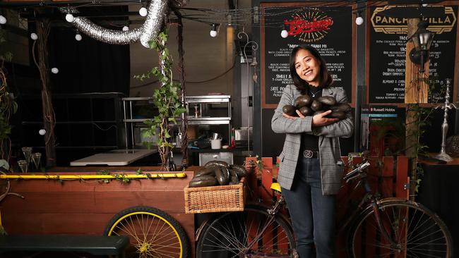 Linh Nguyen co-owner Banhmi n' Grill who are new stall holders this year. Picture: Nikki Davis-Jones