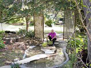 WATER PARADISE: Toowoomba gardener David Stanfield has created two new ponds and is hoping readers might have water plants they could donate. Picture: Bev Lacey