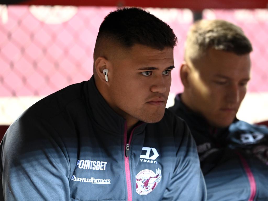 Manly’s Josh Schuster will play reserve grade this week. Picture: NRL Imagery