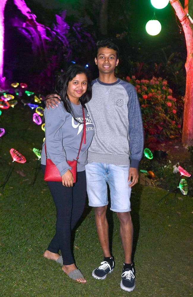 Shaf Karim and Sharmin Ananna at the Enchanted Garden.
