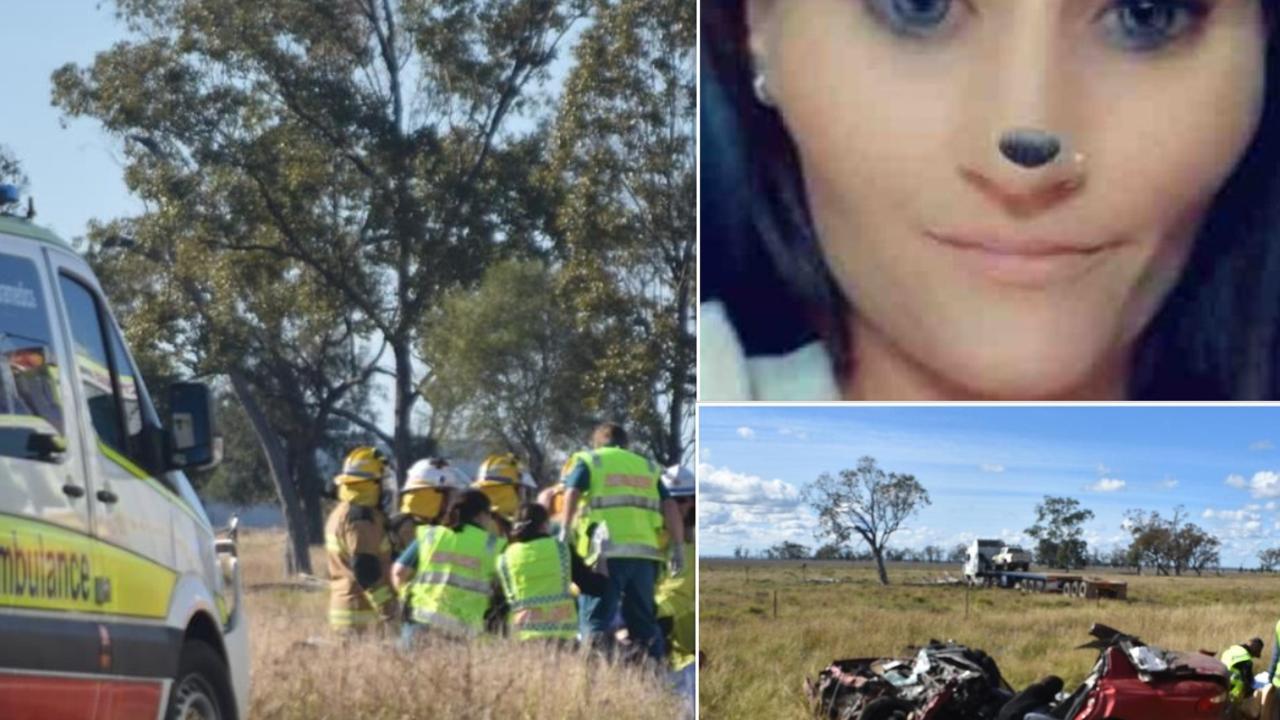 HEARTBREAKING: After being freed from a grim wreckage on the Warrego Highway, Joe Hill had been fighting for his life after his commodore crashed into a truck, killing his passenger Brook Holder. Pic: Sam Turner/ Supplied