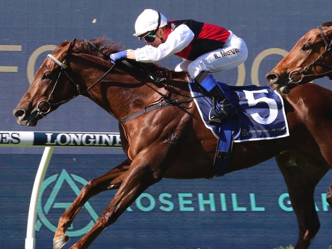 Grebeni and Kerrin McEvoy winning at Rosehill Gardens on Saturday June 17, 2023. Picture: Grant Guy