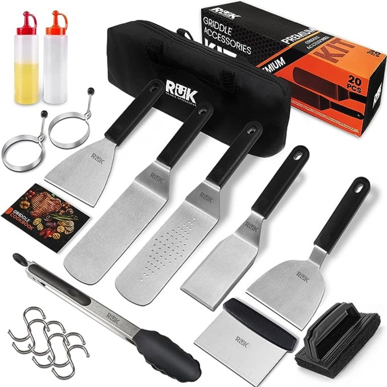 RüK Griddle Accessories Kit, 20 Pcs. Picture: Amazon