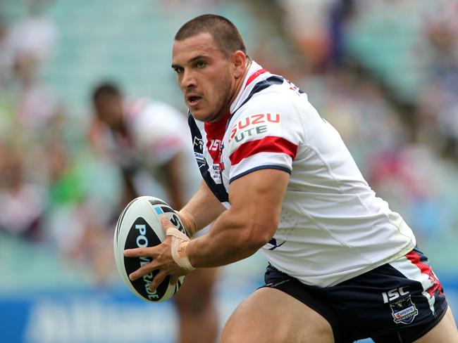 Justin Carney is a former Rooster, now at the Albury Thunder. Picture: AAP Image/Renee McKay, Action Photographics