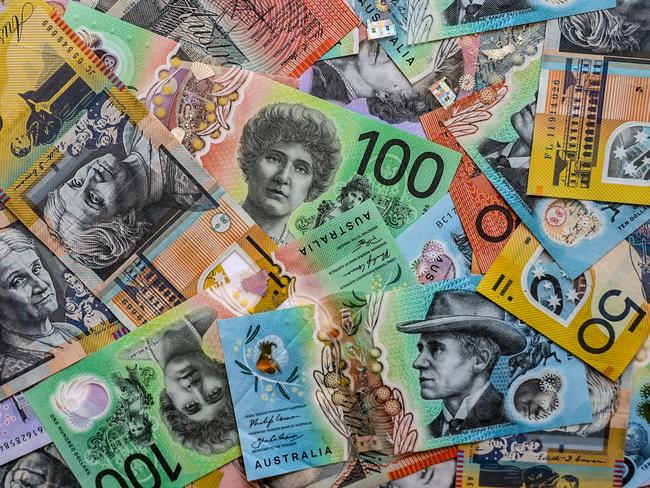 AUSTRALIA - NewsWire Photos - General view editorial generic stock photo image of Australian cash money currency. Picture: NewsWire / Nicholas Eagar