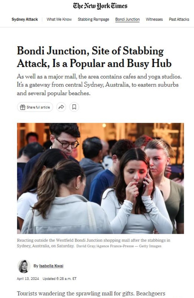 The New York Times' extensive coverage of the event.