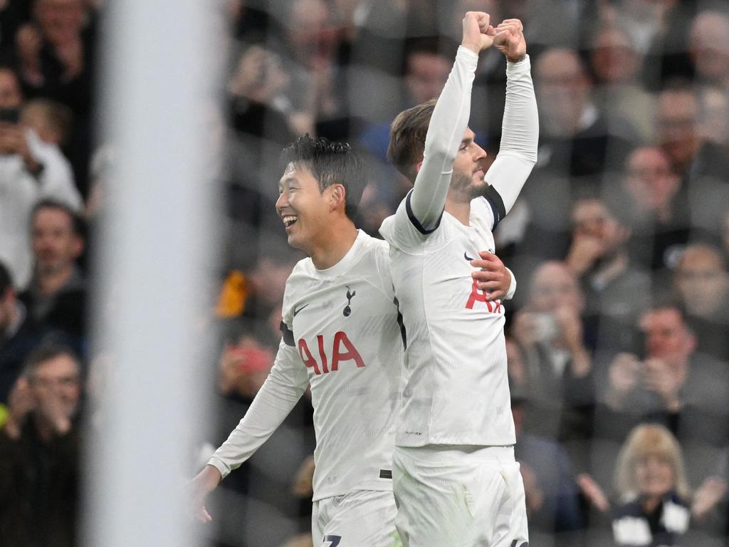 Tottenham 2-0 Fulham - Premier League RECAP: Son Heung-min and James  Maddison fire goals for Spurs in the London derby as Ange Postecoglou's  side return top of the Premier League table