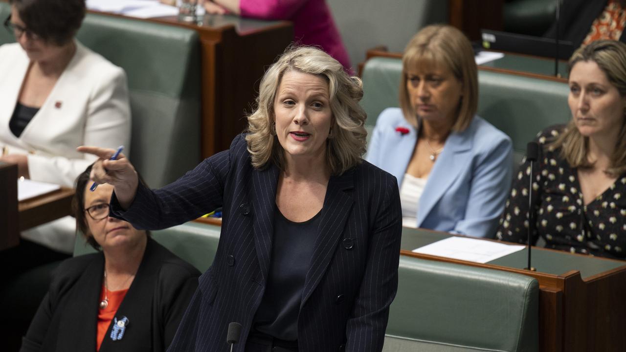 Minister for Home Affairs and Minister for Cyber Security Clare O'Neil said they have the best minds working to bring justice to ‘Russian thugs’ behind Medibank hack. Picture: NCA NewsWire / Martin Ollman