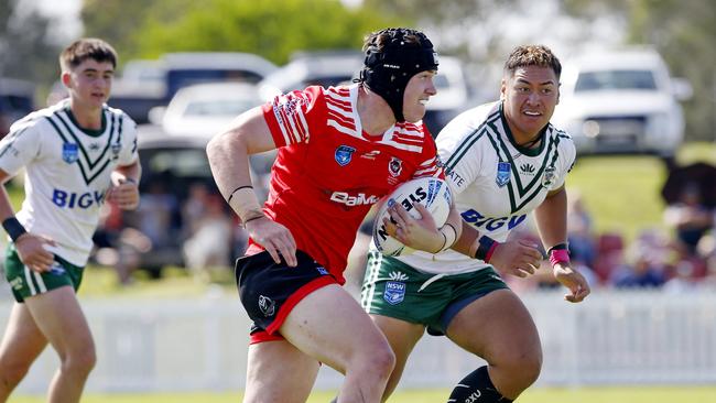 Callum Cooney scored a hat-trick in the Dragons’ big win. Picture: John Appleyard