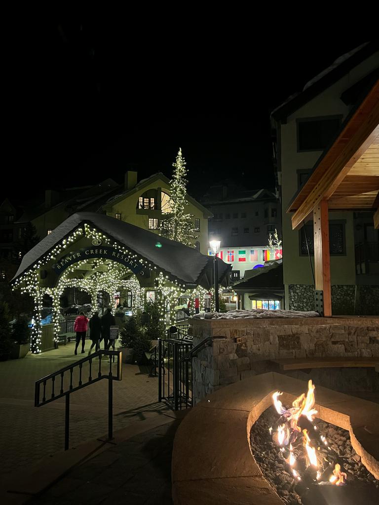 Beaver Creek has fire pits scattered throughout the village.