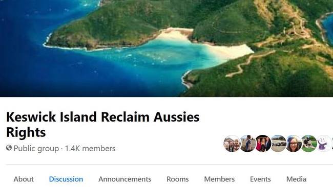 The Keswick Island Reclaim Aussies Rights Facebook group.