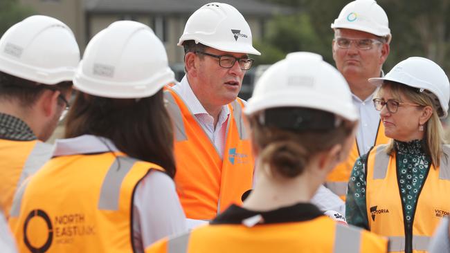 Victoria’s opposition has accused the government of behaving “like a pack of bastards” towards residents impacted by Melbourne’s controversial North East Link project. Picture: NCA NewsWire