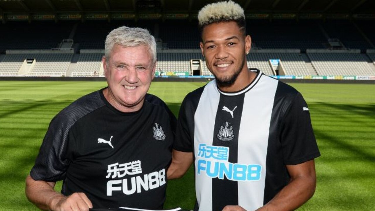 Joelinton becomes Newcastle's record signing.