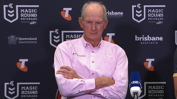 Wayne Bennett was at his witty best after the Phins' win.