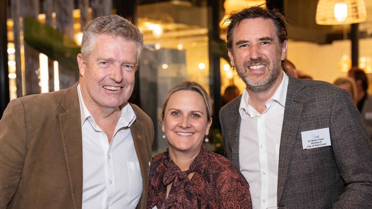 William-Owen Jones, Rachel Hancock and Glenn Tozer Gold Coast Business Excellence Awards for The Pulse Picture: Celeste Humphrey