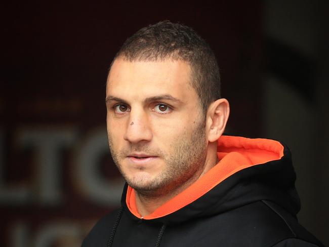 Robbie Farah during Wests Tigers training at Concord Oval. pic Mark Evans