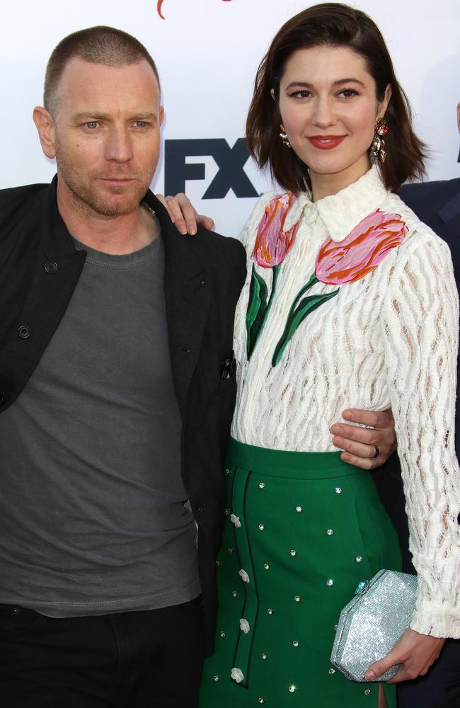 McGregor and Winstead star alongside each other in ‘Fargo’. Picture: Splash News Australia