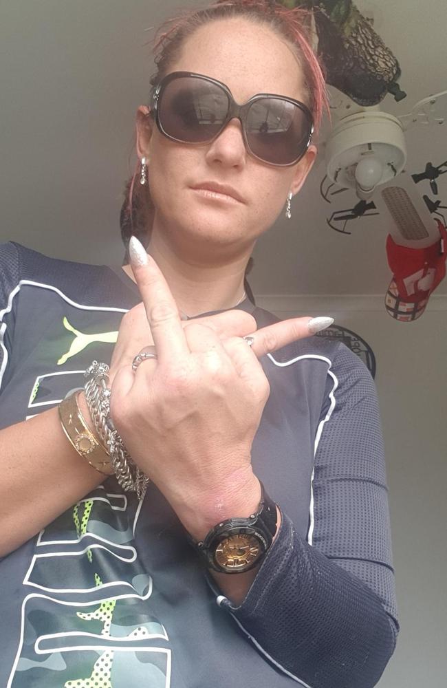 Jasmin Simpson will remain behind bars until 2022 after she lured a man to a unit where he would be stabbed in the shoulder and have his neck slit. Picture: Facebook