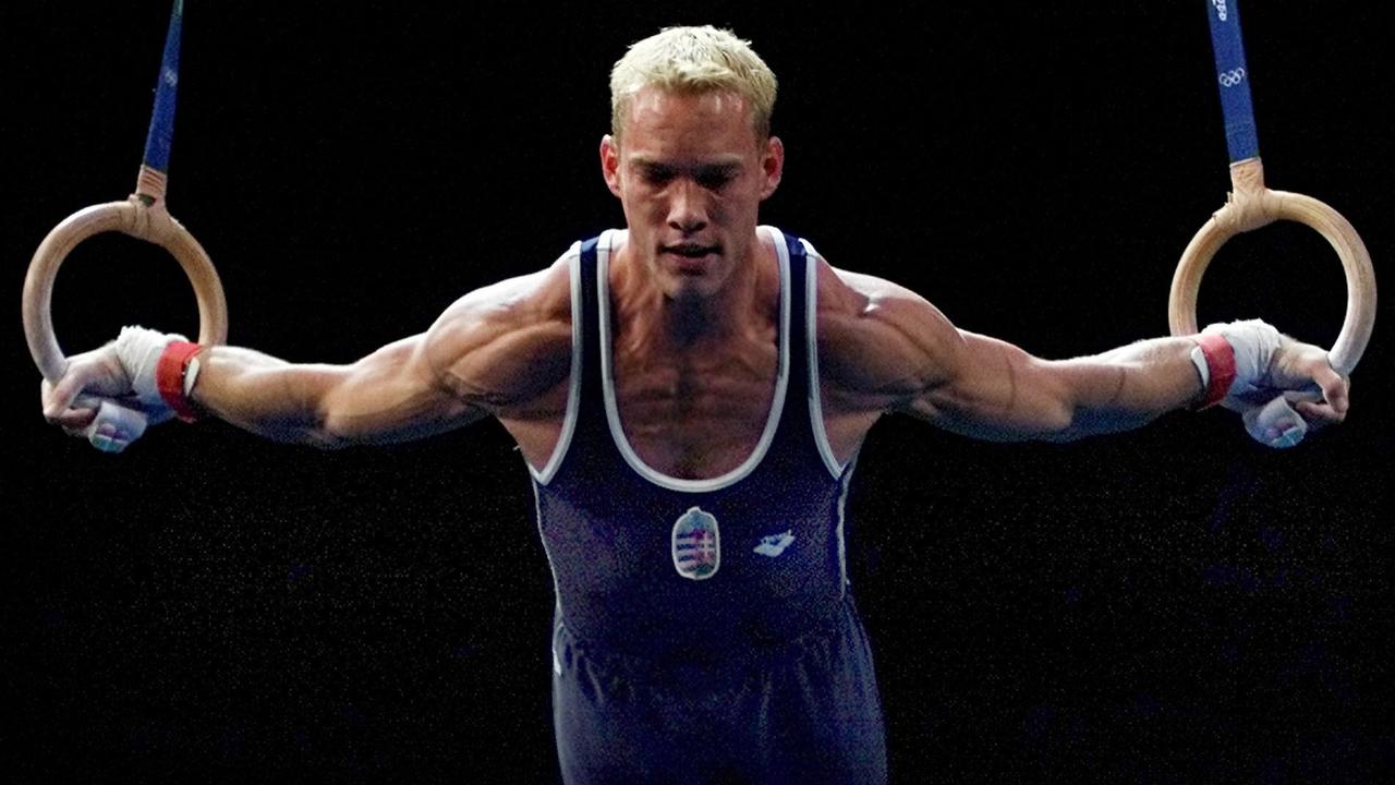 Hungary’s Szilveszter Csollany from Hungary was the men's rings gold medalist at the Sydney 2000 Olympics. (AP picVictoria/Arocho)